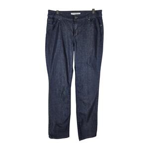 CHICO'S WOMEN'S BLUE PLATINUM DENIM ULTIMATE FIT SLIM LEG JEAN PANT SIZE 1.5 REG